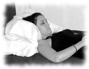 sleeping position for trapezius pain